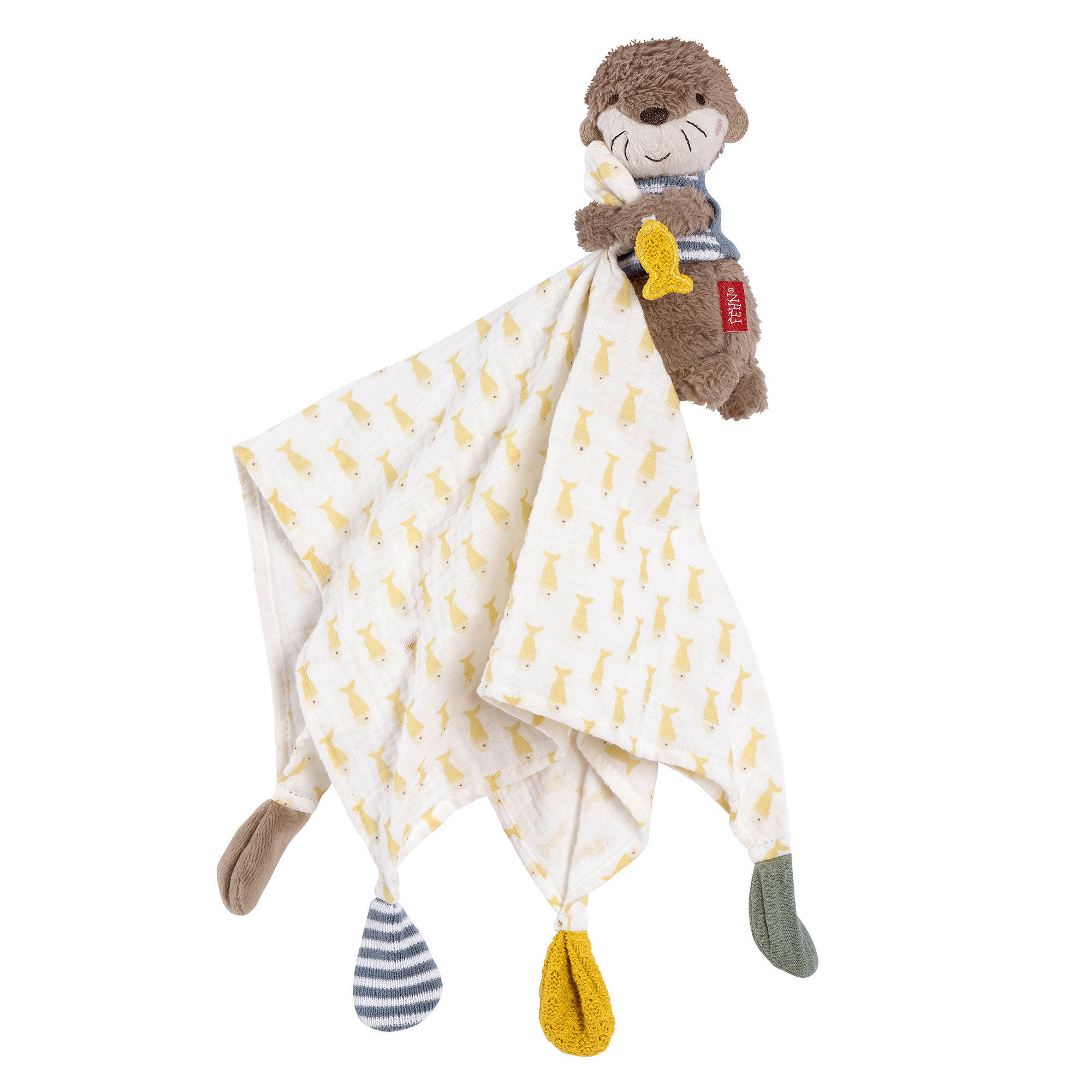 Fehn Schmusetuch Otter Theo Mehrfarbig 36x4.2x37 cm