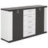SIDEBOARD 156/90.4/41 cm - Silberfarben/Schwarz, Design, Holzwerkstoff/Kunststoff (156/90.4/41cm) - Xora SIDEBOARD 156/90.4/41 cm - Silberfarben/Schwarz, Design, Holzwerkstoff/Kunststoff (156/90.4/41cm) - Xora