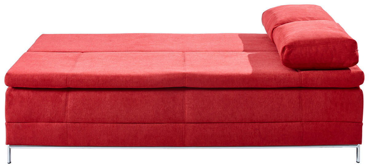 BOXSPRING KANAPÉ textil antracit  - króm/antracit, Design, textil/fém (200/93/107cm) - Novel