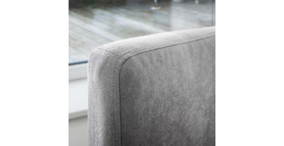 BOXSPRINGBETT 120/200 cm  in Grau  - Silberfarben/Grau, Design, Textil (120/200cm) - Xora