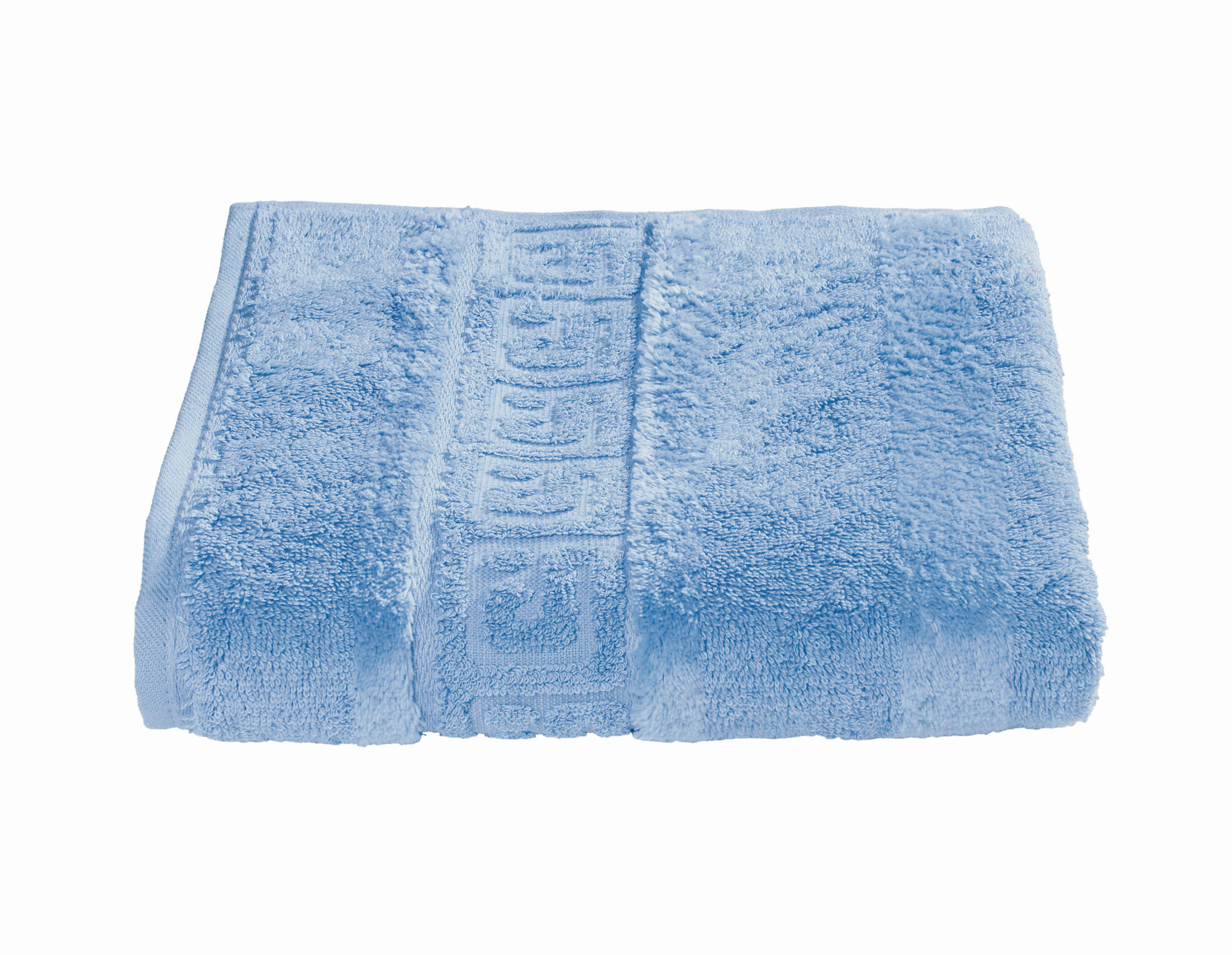 DUSCHTUCH Noblesse Uni 80/160 cm  - Hellblau, Basics, Textil (80/160cm) - Cawoe