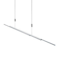 LED-HÄNGELEUCHTE 110-203/150 cm  - Design, Metall (110-203/150cm) - Bankamp