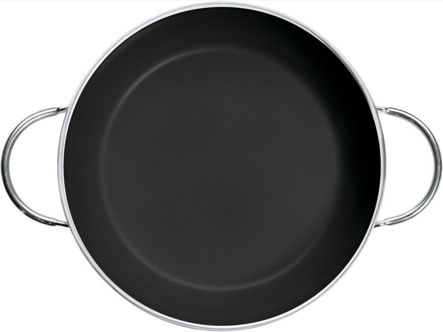 SERVIERPFANNE CERADUR 24 cm  - Edelstahlfarben, KONVENTIONELL, Keramik/Metall (24cm) - WMF