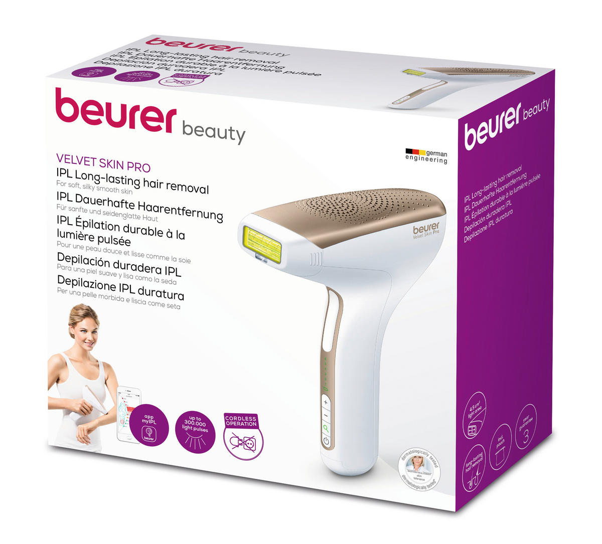 EPILIERER - Weiss, Basics (11/22.5/26cm) - Beurer