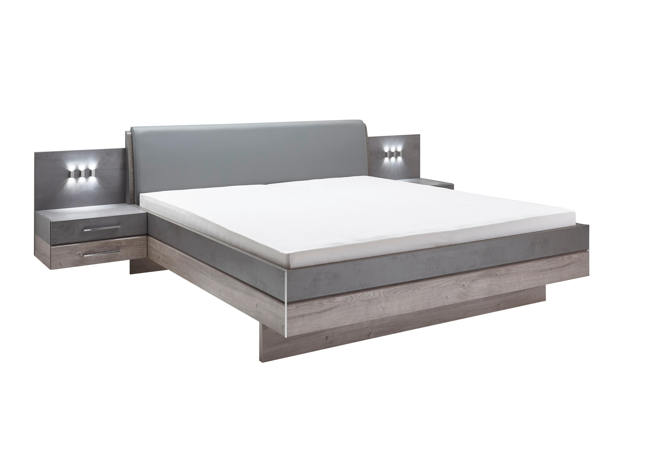 Bett 180x200 Nachtkastchen Beleuchtung Entdecken