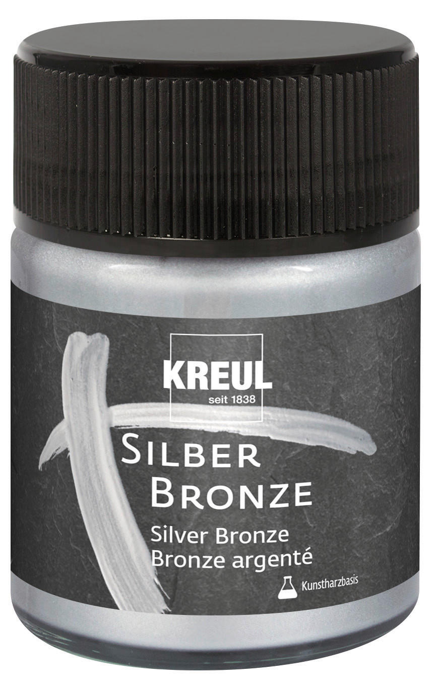 ACRYLFARBE - Silberfarben, Basics (4,5/6,5/4,5cm)