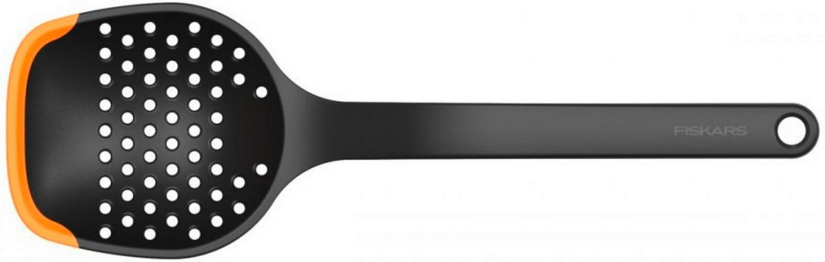 ŽLICA ZA CIJEĐENJE FISKARS FUNCTIONAL FORM  - narančasta/crna, Basics, plastika (30cm) - Fiskars