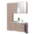BADEZIMMER - Kastanienfarben/Weiß, KONVENTIONELL, Glas/Holzwerkstoff (140cm) - Welnova BADEZIMMER - Kastanienfarben/Weiß, KONVENTIONELL, Glas/Holzwerkstoff (140cm) - Welnova