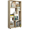 Standregal in Sonoma Eiche  60/119/20 cm Sonoma Eiche  - Schwarz/Sonoma Eiche, Basics, Holzwerkstoff/Kunststoff (60/119/20cm) - MID.YOU
