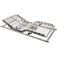 ELEKTRISCHER LATTENROST 90/200 cm  - Silberfarben/Naturfarben, KONVENTIONELL, Holz (90/200cm) - Sembella