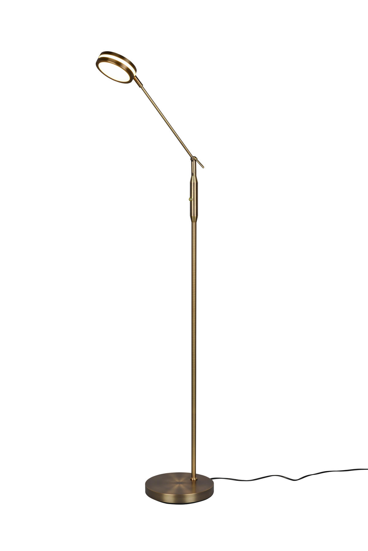 LED-STEHLEUCHTE - Messingfarben, Basics, Metall (41/133cm) - Trio Leuchten