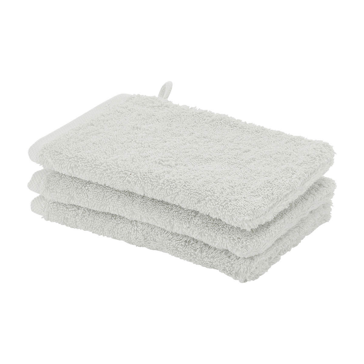 WASCHLAPPEN London Hellgrau 3-teilig  - Hellgrau, Basics, Textil (16/22cm) - Aquanova