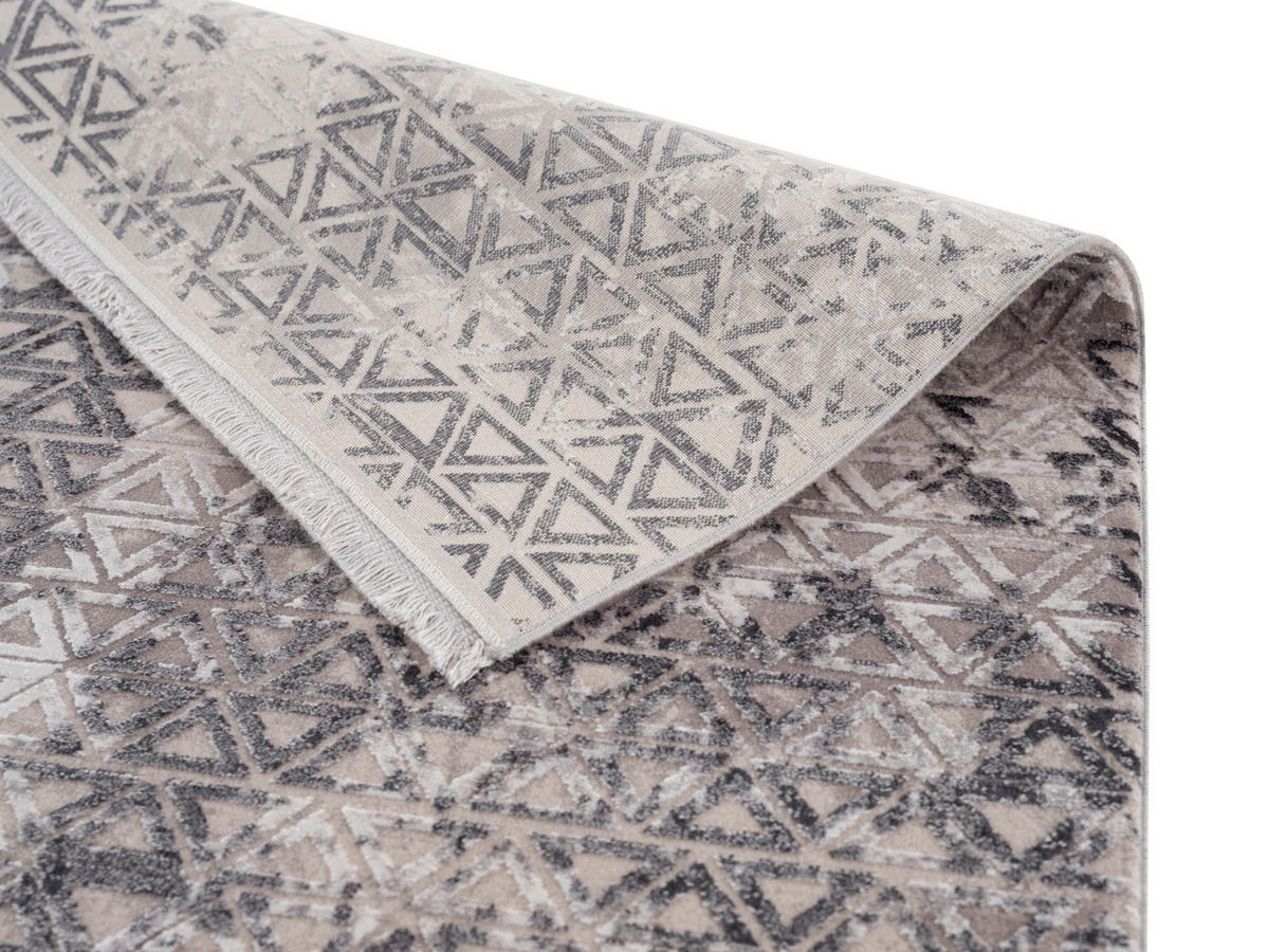 WEBTEPPICH 80/150 cm Vision Anthrazit, Grau  - Anthrazit/Grau, Design, Textil (80/150cm) - Schöner Wohnen