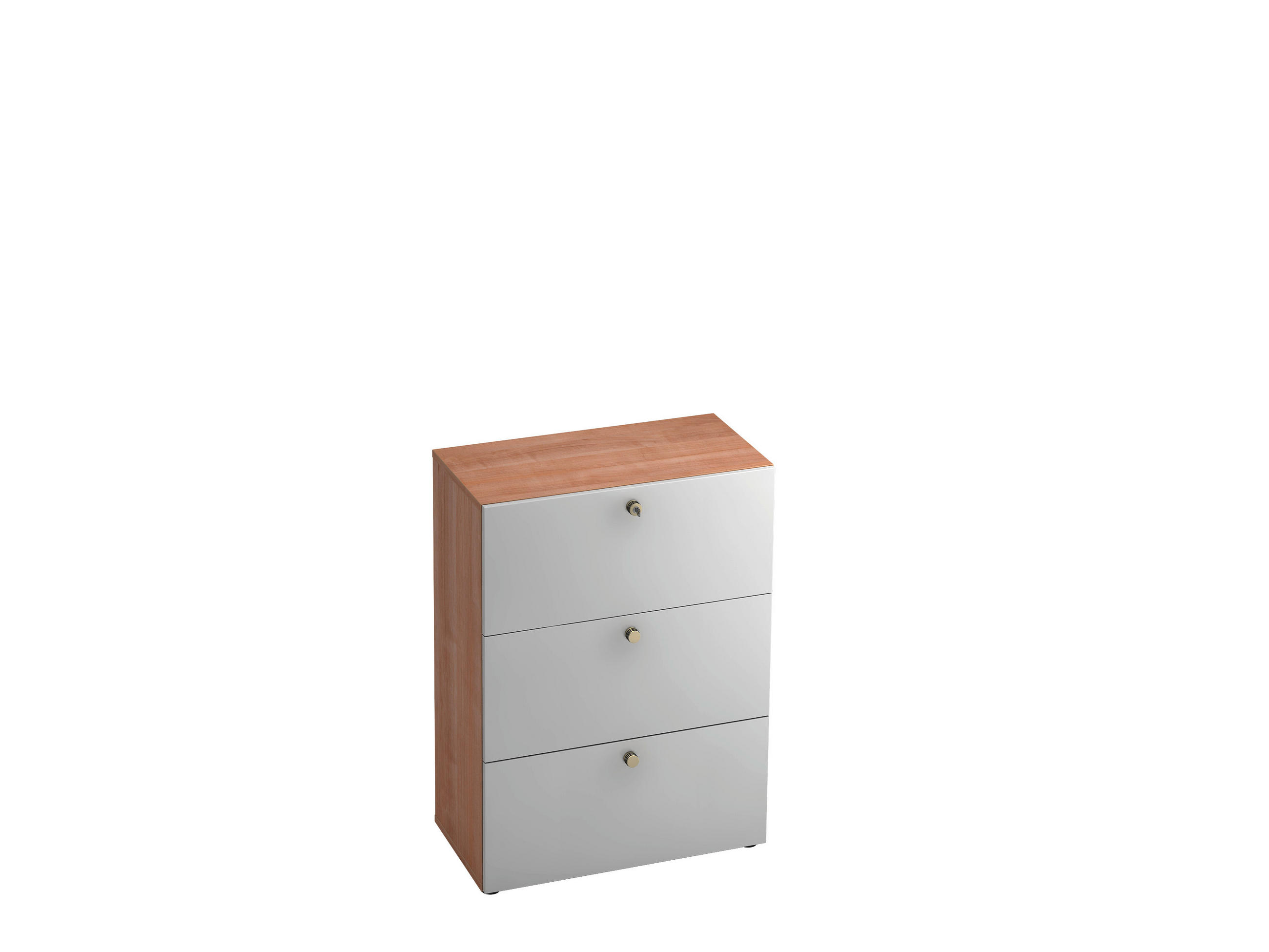 HÄNGEREGISTERELEMENT Silberfarben, Nussbaumfarben  - Silberfarben/Nussbaumfarben, KONVENTIONELL, Holzwerkstoff/Kunststoff (80/110/42cm) - Venda