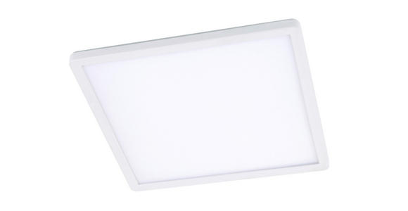 LED-DECKENLEUCHTE Giga 29,3/29,3/2,8 cm  - Weiß, Basics, Kunststoff (29,3/29,3/2,8cm) - Novel