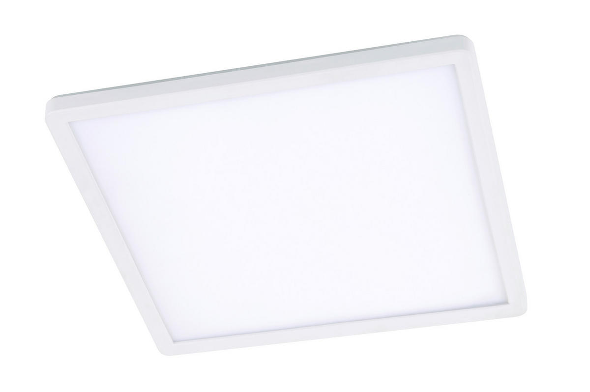 STROPNÍ LED SVÍTIDLO, 29,3/29,3/2,8 cm - bílá, Basics, plast (29,3/29,3/2,8cm) - Novel
