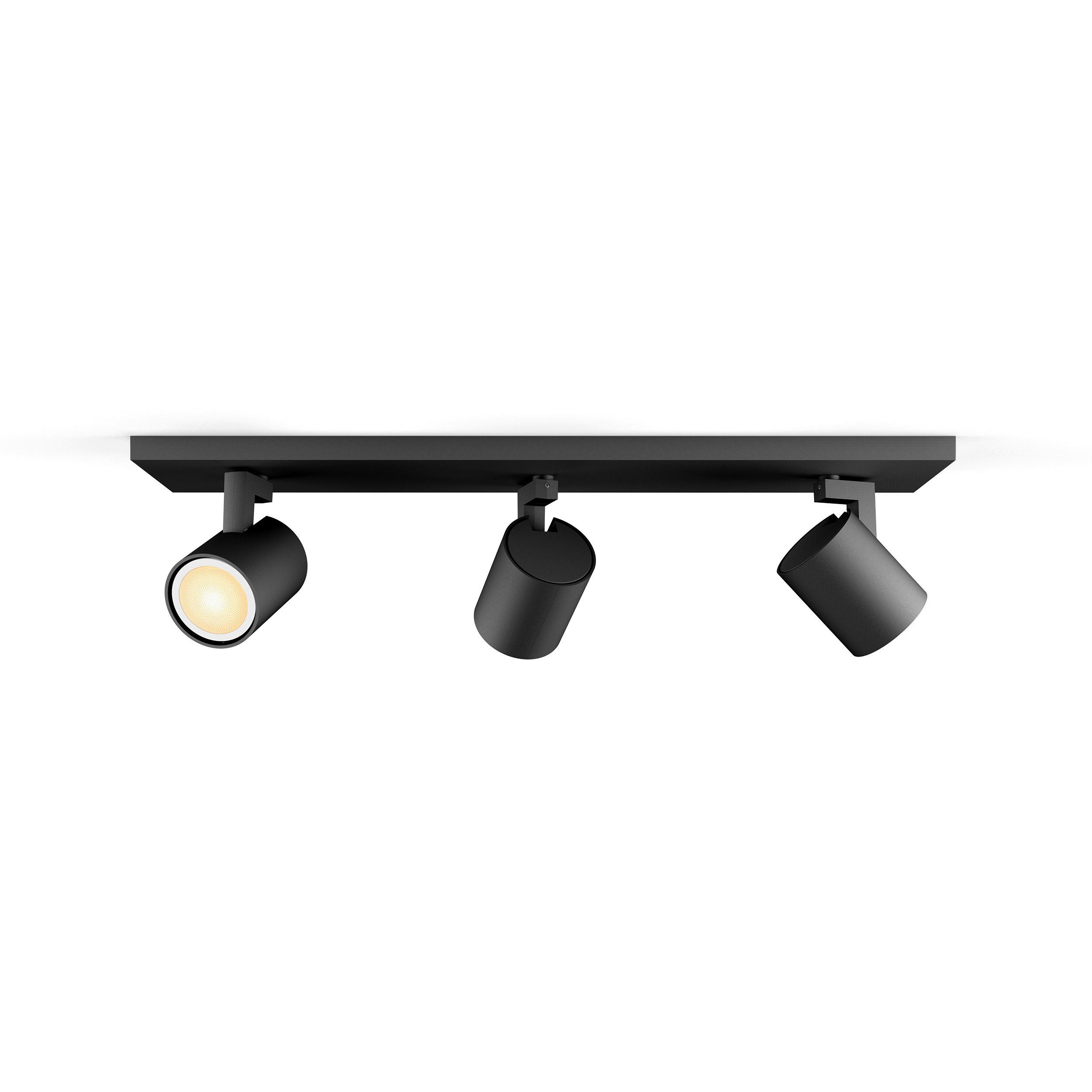 LED-STRAHLER Runner 48/10,90/8,90 cm  - Schwarz, Design, Metall (48/10,90/8,90cm) - Philips HUE