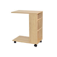 SERVIERWAGEN Eichefarben  - Eichefarben, Design, Holzwerkstoff/Kunststoff (50/30/60cm) - MID.YOU