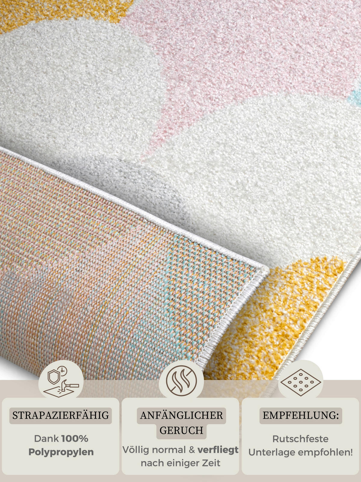 KINDERTEPPICH 120/170 cm Adventures  - Multicolor/Creme, Design, Kunststoff/Textil (120/170cm) - Hanse Home