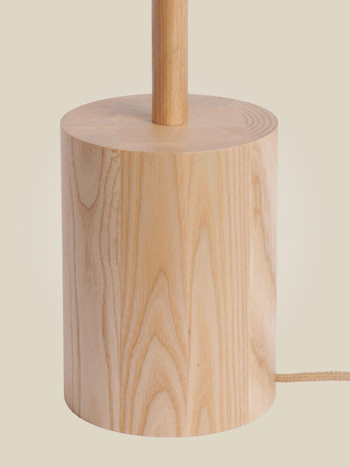 STEHLEUCHTE Good & Mojo 20/20/146 cm  - Eschefarben, Trend, Holz (20/20/146cm) - Good & Mojo