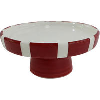 DEKOSCHALE - Rot/Weiß, LIFESTYLE, Keramik (17,2/6,5cm) - X-Mas