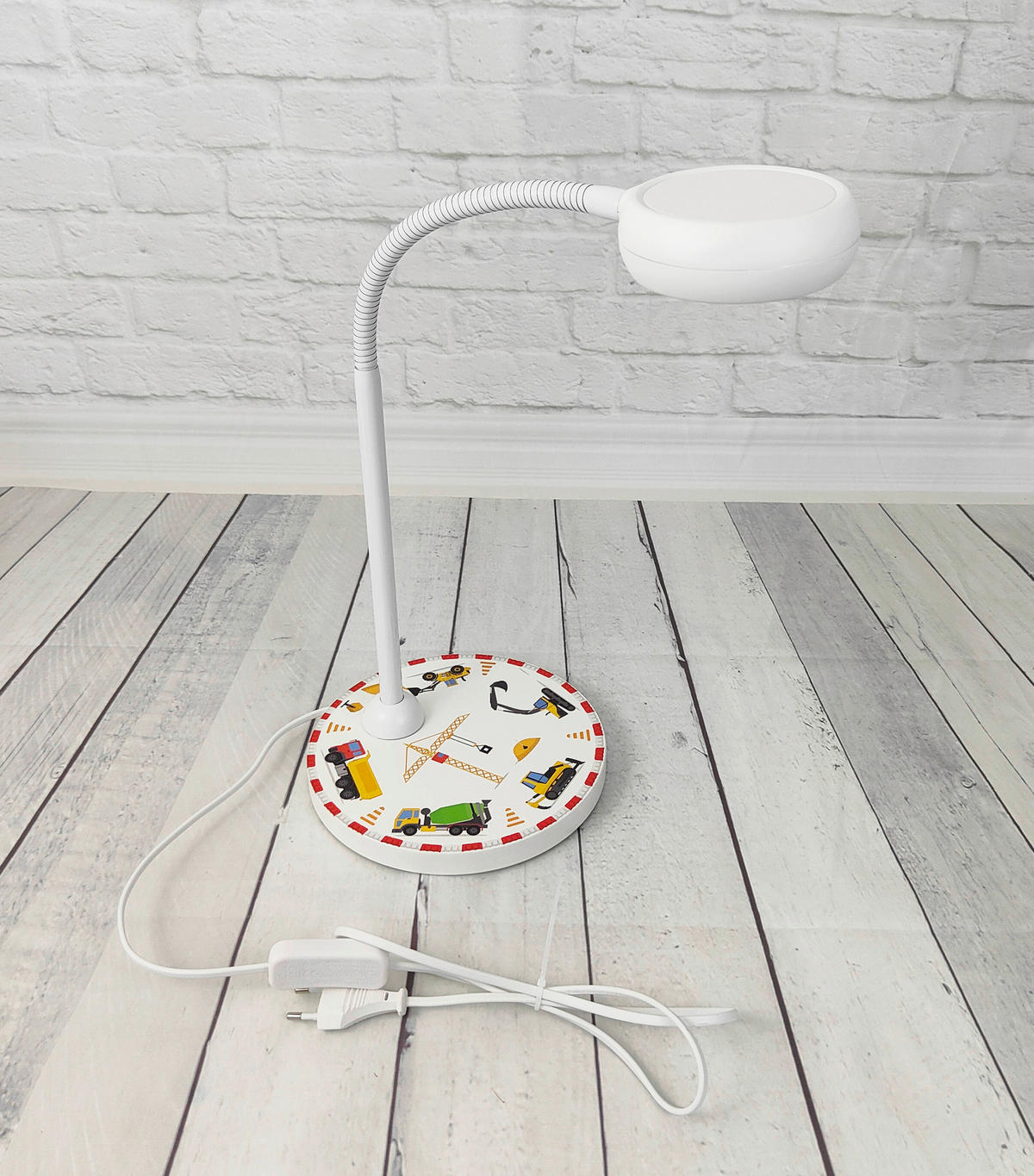 SCHREIBTISCHLEUCHTE 20/43/20 cm   - Multicolor/Weiß, Basics, Holzwerkstoff/Metall (20/43/20cm)
