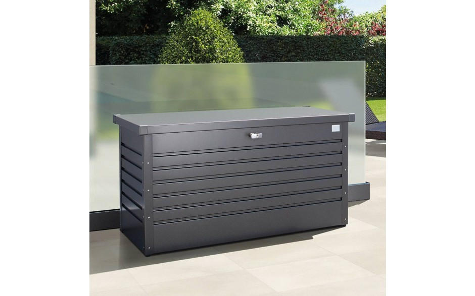 KISSENBOX - Dunkelgrau, Basics, Metall (101/61/46cm)