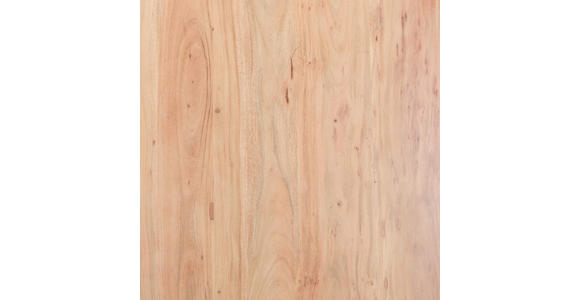 ESSTISCH in Holz, Metall 130/130/76 cm - Schwarz/Akaziefarben, LIFESTYLE, Holz/Metall (130/130/76cm) - Landscape