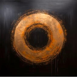 XXXL OBRAZ NA KOVU, abstraktní, 50/50/2 cm