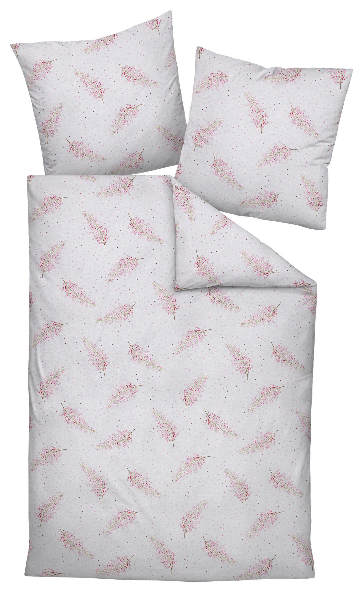 BETTWÄSCHE Seersucker 135/200 cm  - Rosa, Design, Textil (135/200cm) - Janine