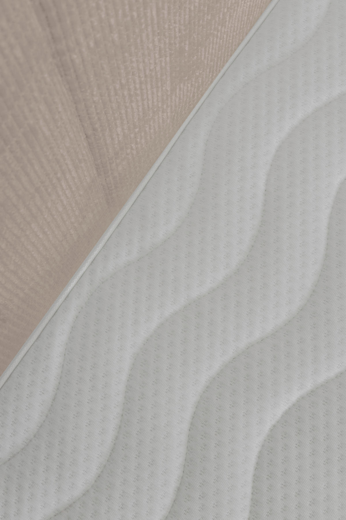 BOXSPRINGBETT 120/200 cm  in Perlmutt  - Perlmutt/Schwarz, Design, Textil/Metall (120/200cm) - Welnova