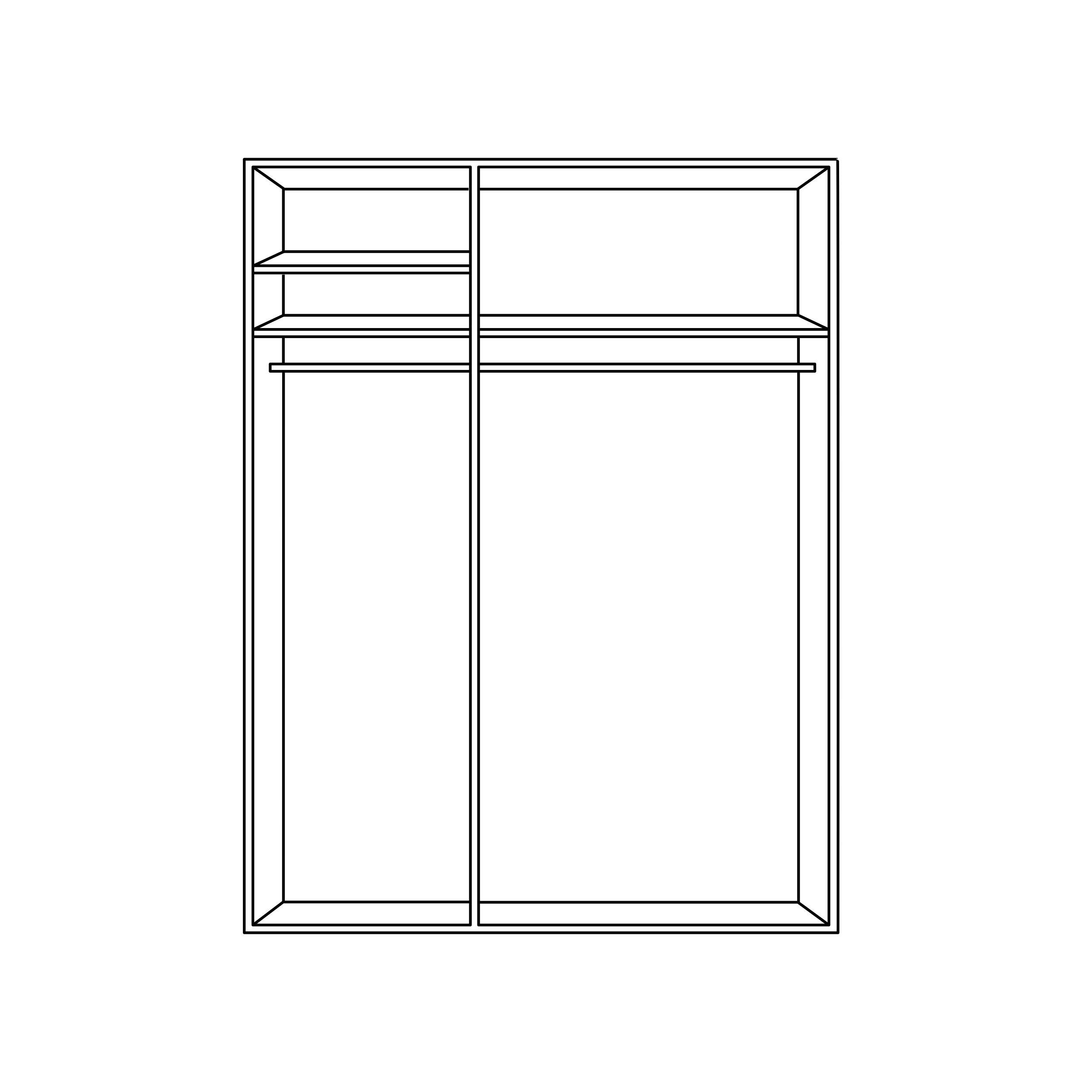 DREHTÜRENSCHRANK  in Grau, Eichefarben  - Eichefarben/Alufarben, Trend, Glas/Holzwerkstoff (151/223/60cm) - Stylife