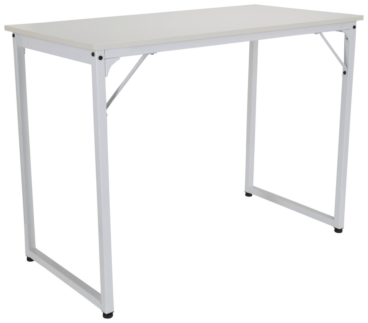 SKRIVBORD 120/50/74 cm vit   - vit, Basics, metall/trämaterial (120/50/74cm) - MID.YOU
