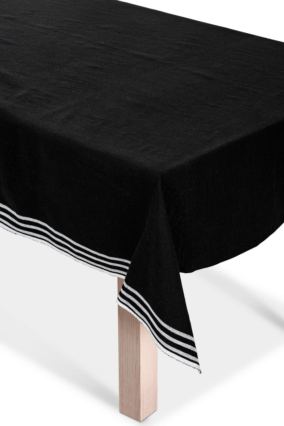 TISCHDECKE STENHILD 150/300 cm  - Schwarz, Trend, Textil (150/300cm) - Markslöjd