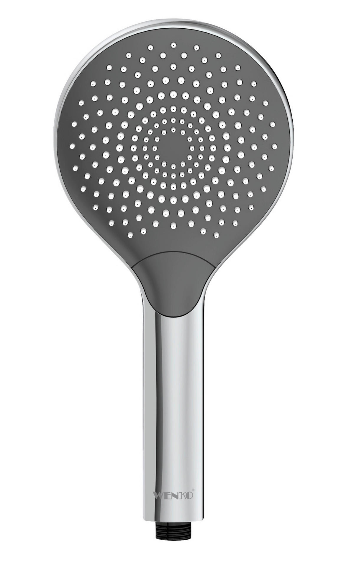 DUSCHKOPF   - Chromfarben/Grau, Basics, Kunststoff (12cm) - Wenko