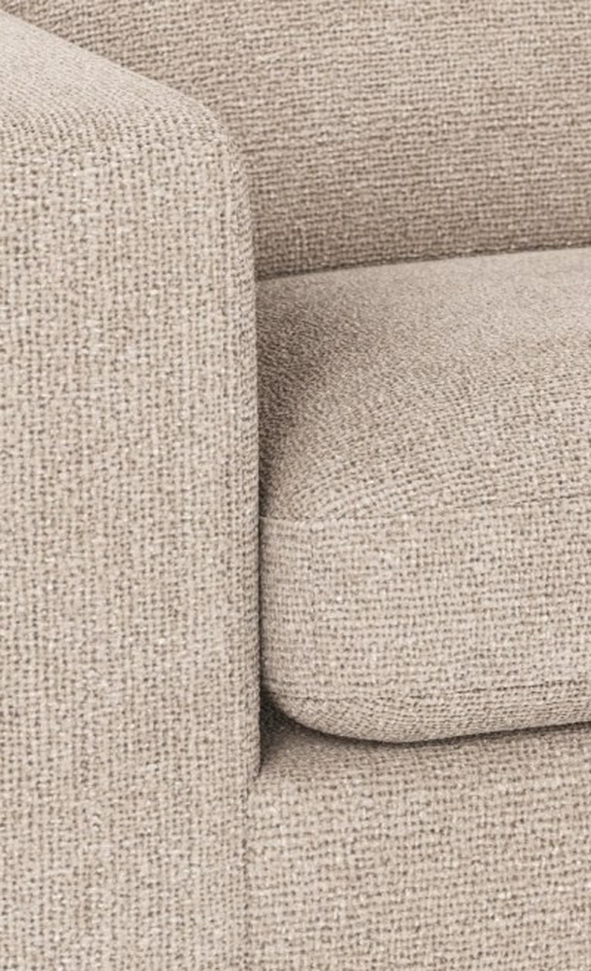 SOFFA i ljusgrå  - ljusgrå/svart, Klassisk, metall/trä (345/78/233cm) - Rowico