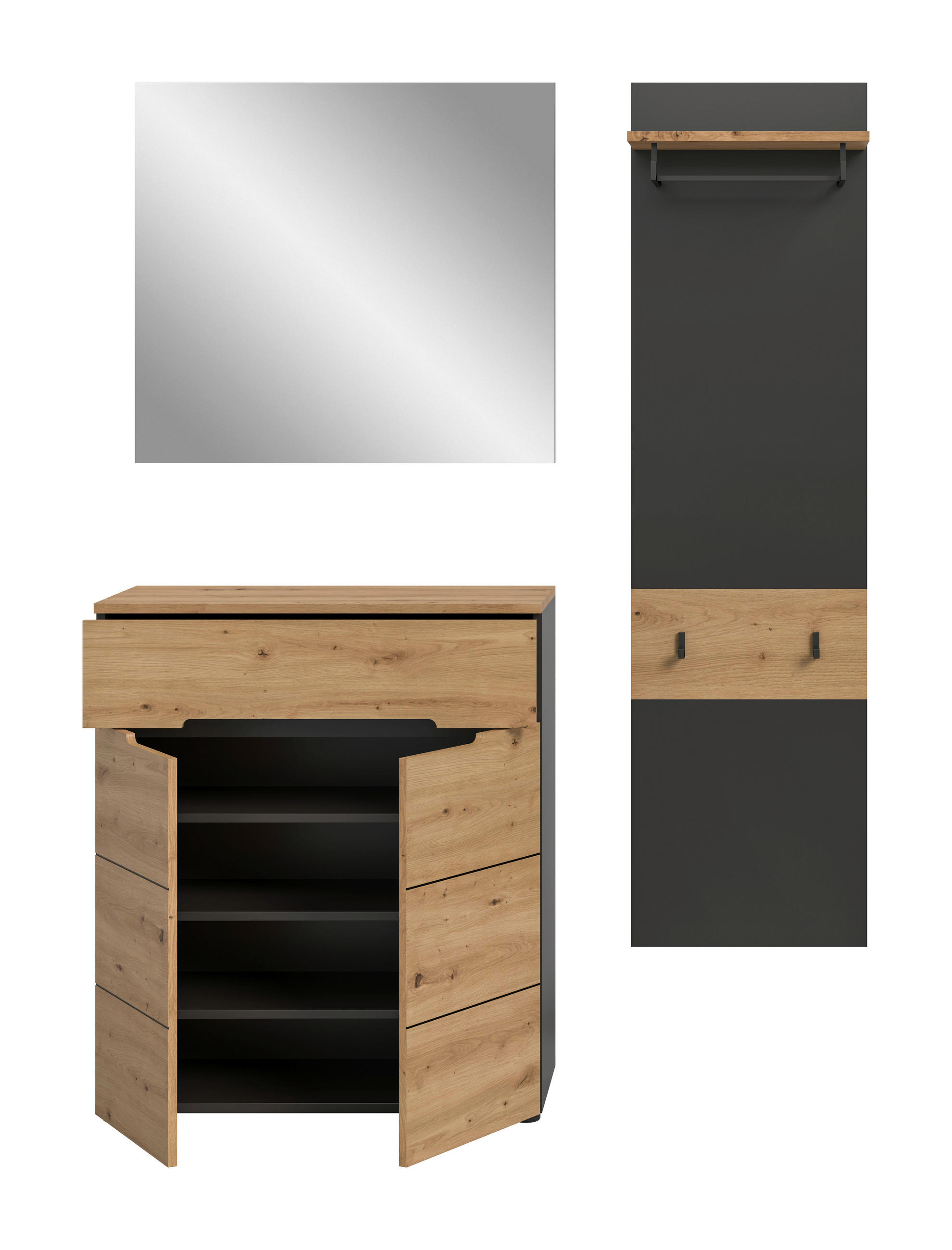 PREDSOBA hrast artisan - hrast artisan, Design, leseni material (140/190/37cm) - Livetastic