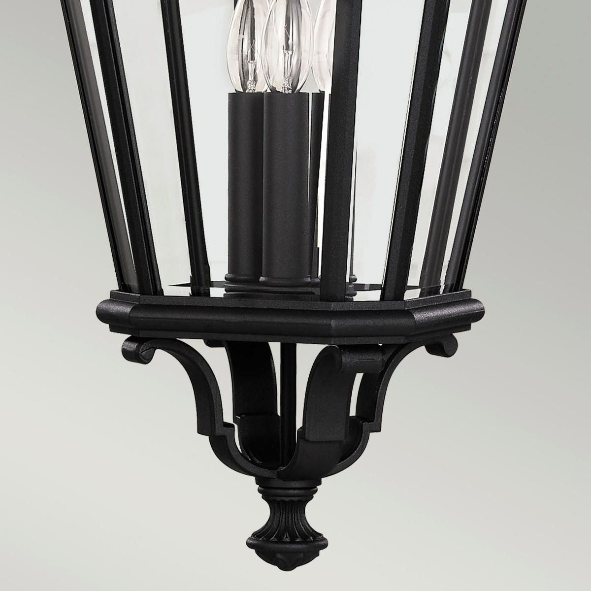 AUSSENHÄNGELEUCHTE Cotsln 30.5 /69.7 cm  - Schwarz, Konventionell, Glas/Metall (30.5 /69.7cm) - Elstead Lighting