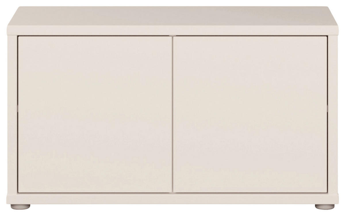 GARDEROBENBANK - Sandfarben/Grau, MODERN, Kunststoff (74,5/41,5/34,9cm) - Carryhome