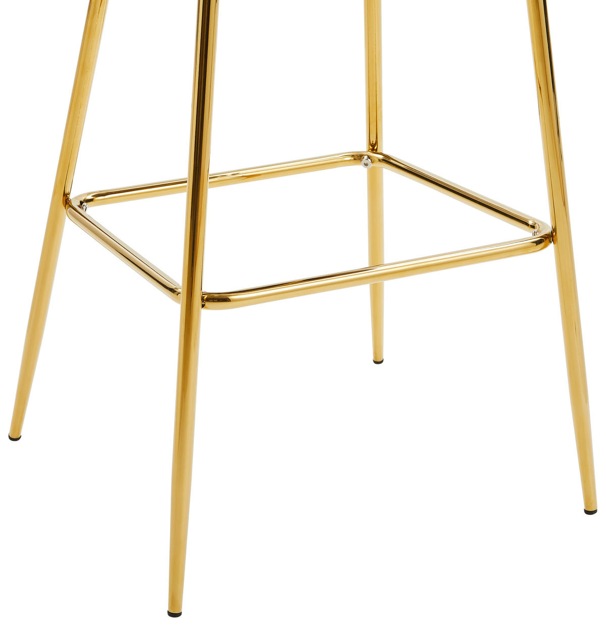 BARHOCKER in Taupe, Goldfarben  - Taupe/Goldfarben, MODERN, Holz/Textil (47/104/55cm) - Livetastic