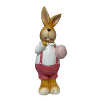 DEKOHASE - Pink/Braun, LIFESTYLE, Stein (17/42,5/13cm)