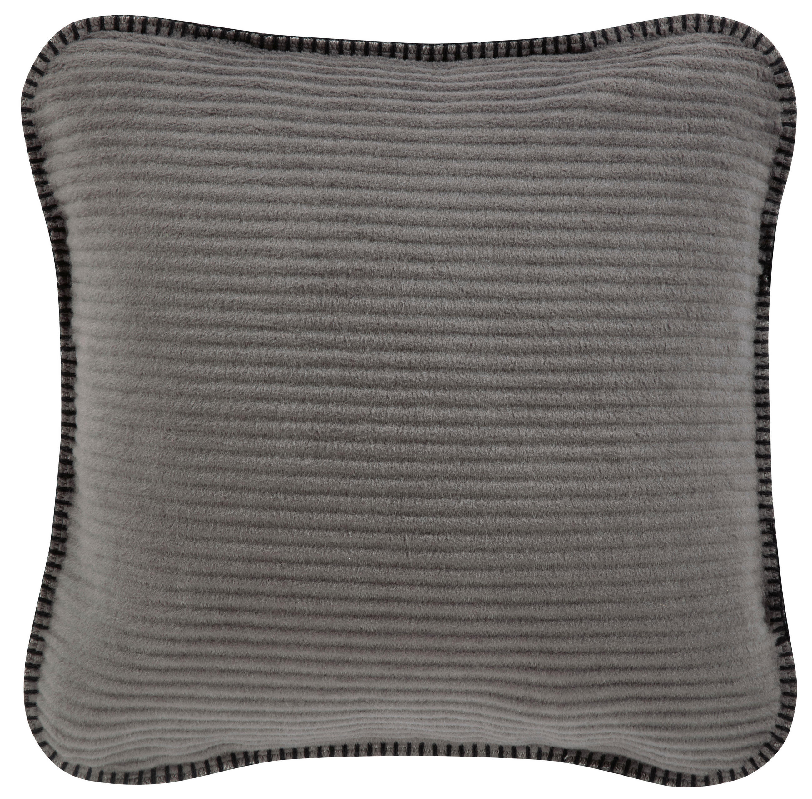 PÁRNAHUZAT 50/50 cm  - sötétszürke, Basics, textil (50/50cm)