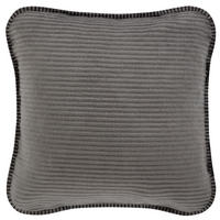 PÁRNAHUZAT 50/50 cm  - sötétszürke, Basics, textil (50/50cm)