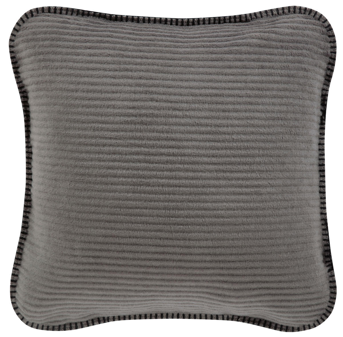 PÁRNAHUZAT 50/50 cm  - sötétszürke, Basics, textil (50/50cm)