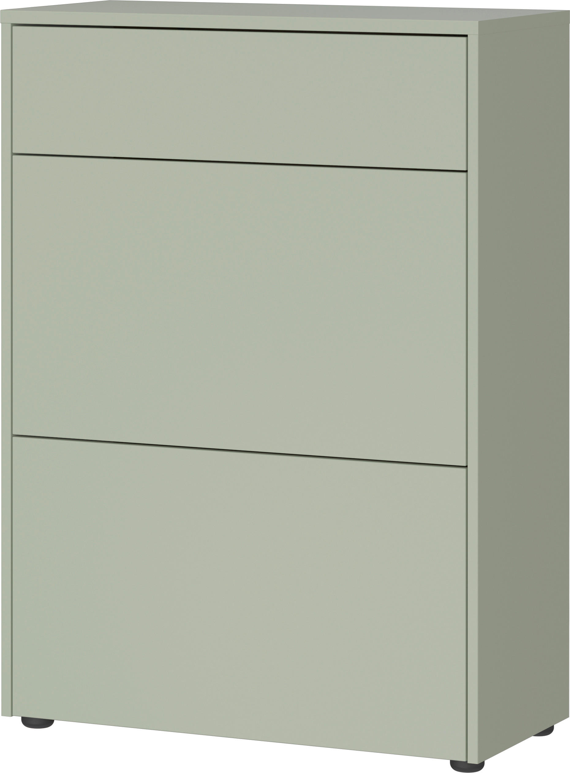 Livetastic Schuhschrank Gw-Binetto Grün, Eiche 70x99x34 cm