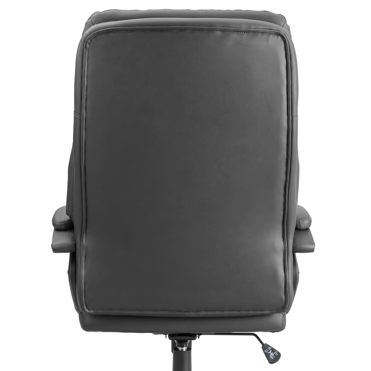 KANCELÁRSKE KRESLO, vzhľad kože, čierna - čierna, Modern, textil/plast (67/113-122.5/78cm) - MID.YOU