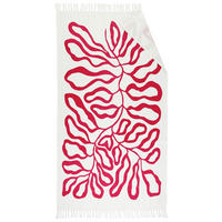 STRANDTUCH Circles Pink 100/180 cm  - Pink, Design, Textil (100/180cm) - Esposa