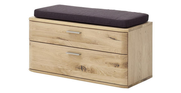 SITZKISSEN 85/4/34 cm - Anthrazit, Natur, Textil (85/4/34cm) - Linea Natura