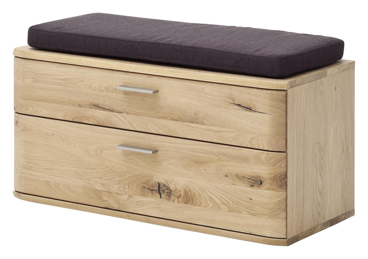 SITZKISSEN   85/4/34 cm  - Anthrazit, Natur, Textil (85/4/34cm) - Linea Natura