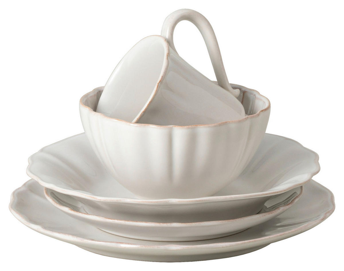 KOMBISERVICE Weiß ALENTEJO 5-teilig 1 Personen  - Weiß, Basics, Keramik - Costa Nova